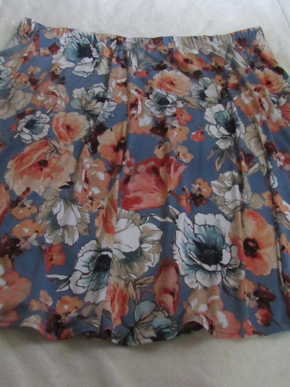 Bedford Fair Floral Skirt Size 3X USED